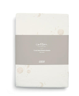 Mamas & Papas Cotbed Sheets Cotbed Fitted Sheets (2 pack) - Cosmic Sky