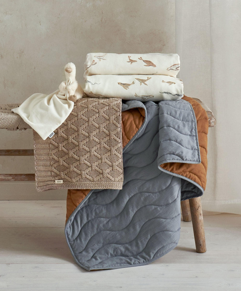 Mamas &amp; Papas Cotbed Sheets Cotbed Fitted Sheets (pack of 2) - Seals