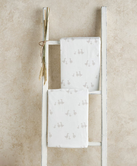 Cotbed Fitted Sheets (Pack of 2) - Waddle Duck