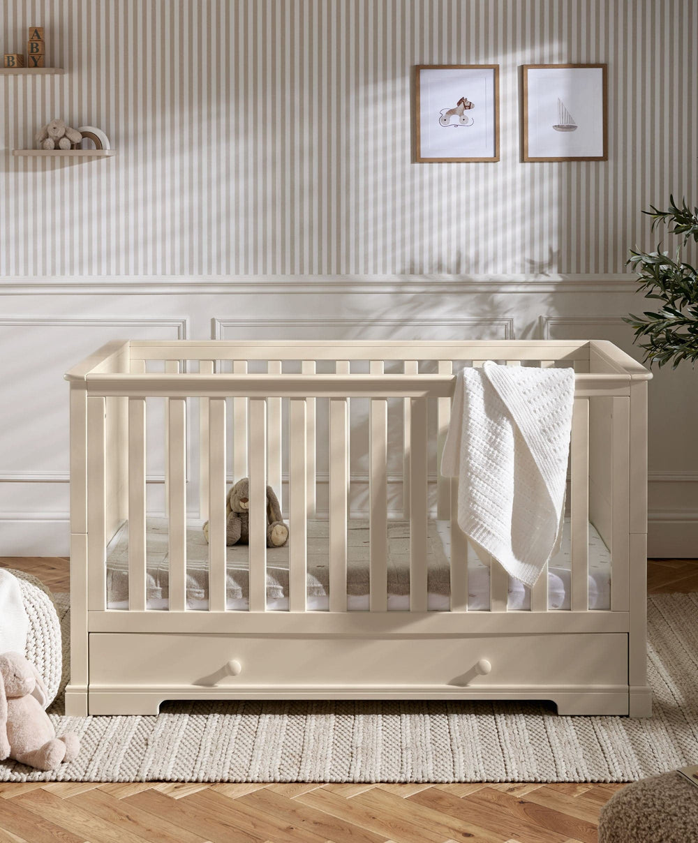 Mamas &amp; Papas Cotbeds Oxford Cotbed - Cashmere