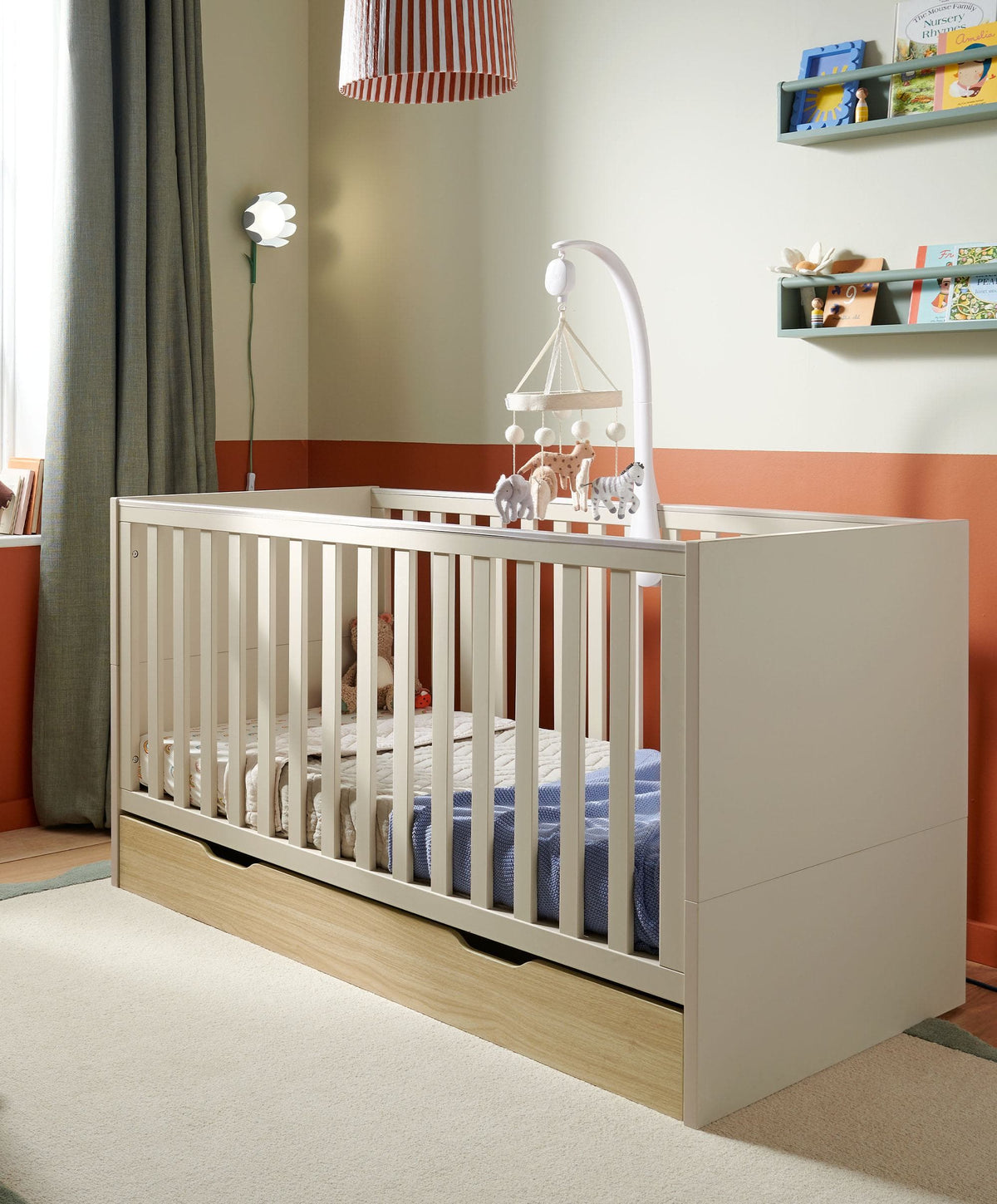 Mamas & Papas Cotbeds Riga Cotbed - Cashmere