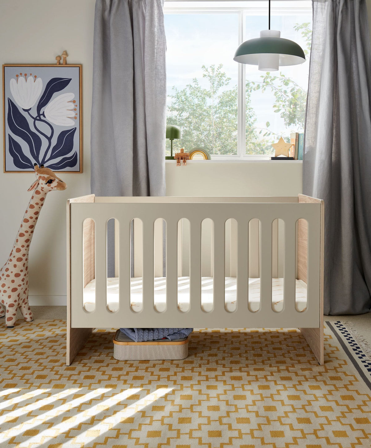 Mamas & Papas Cots Vyne Cot - Cashmere/Oak