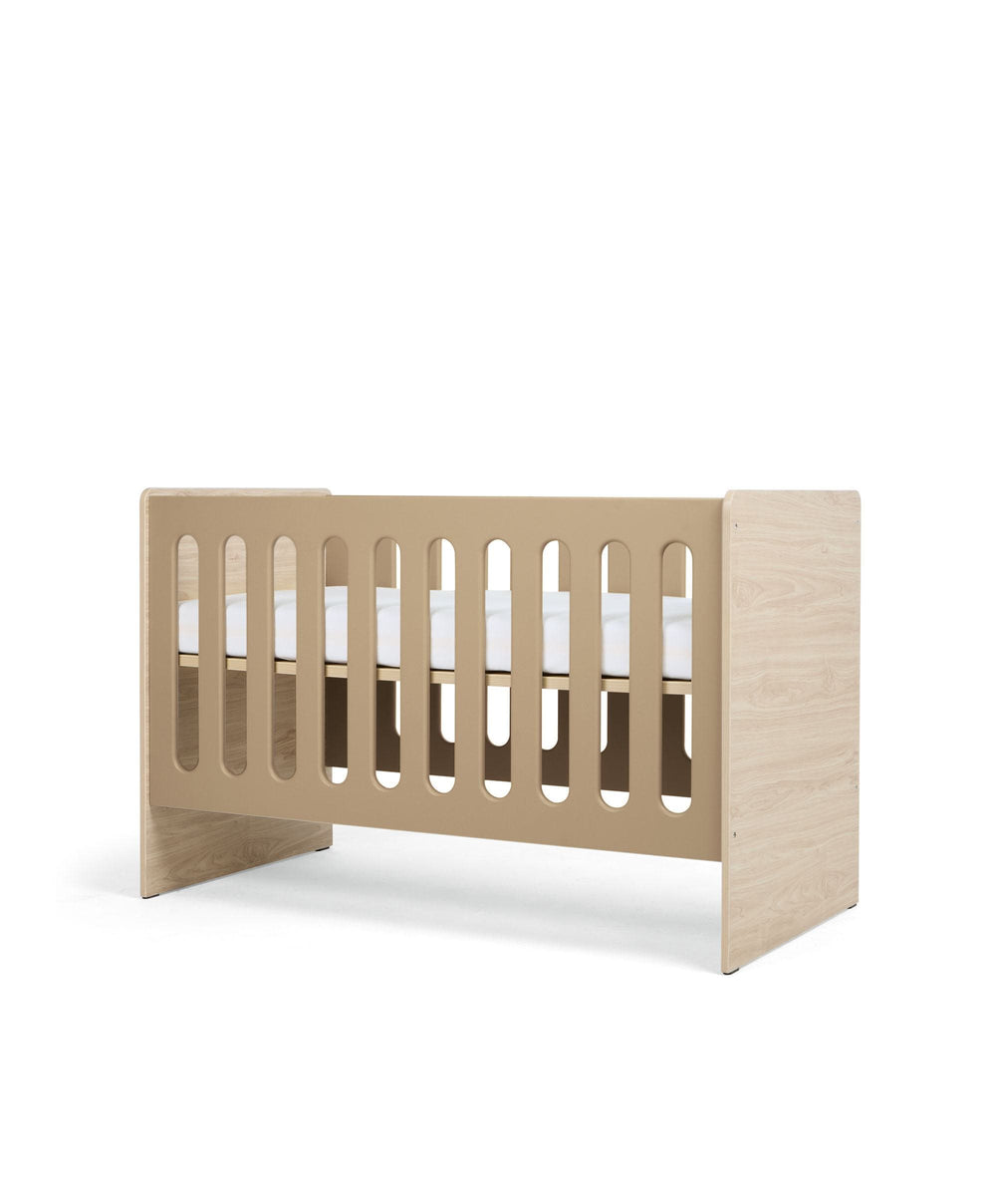 Mamas &amp; Papas Cots Vyne Cot - Mocha/Oak