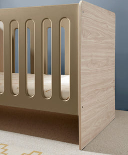 Mamas & Papas Cots Vyne Cot - Mocha/Oak
