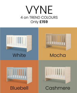 Mamas & Papas Cots Vyne Mini Cot - Cashmere Oak