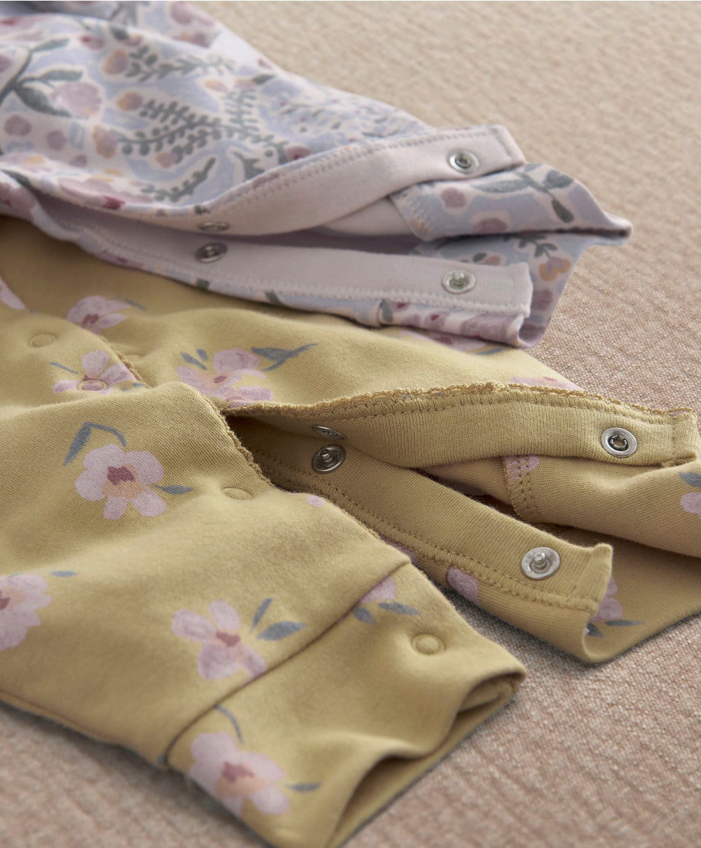 Mamas &amp; Papas Creative Floral Sleepsuits (Pack of 3)