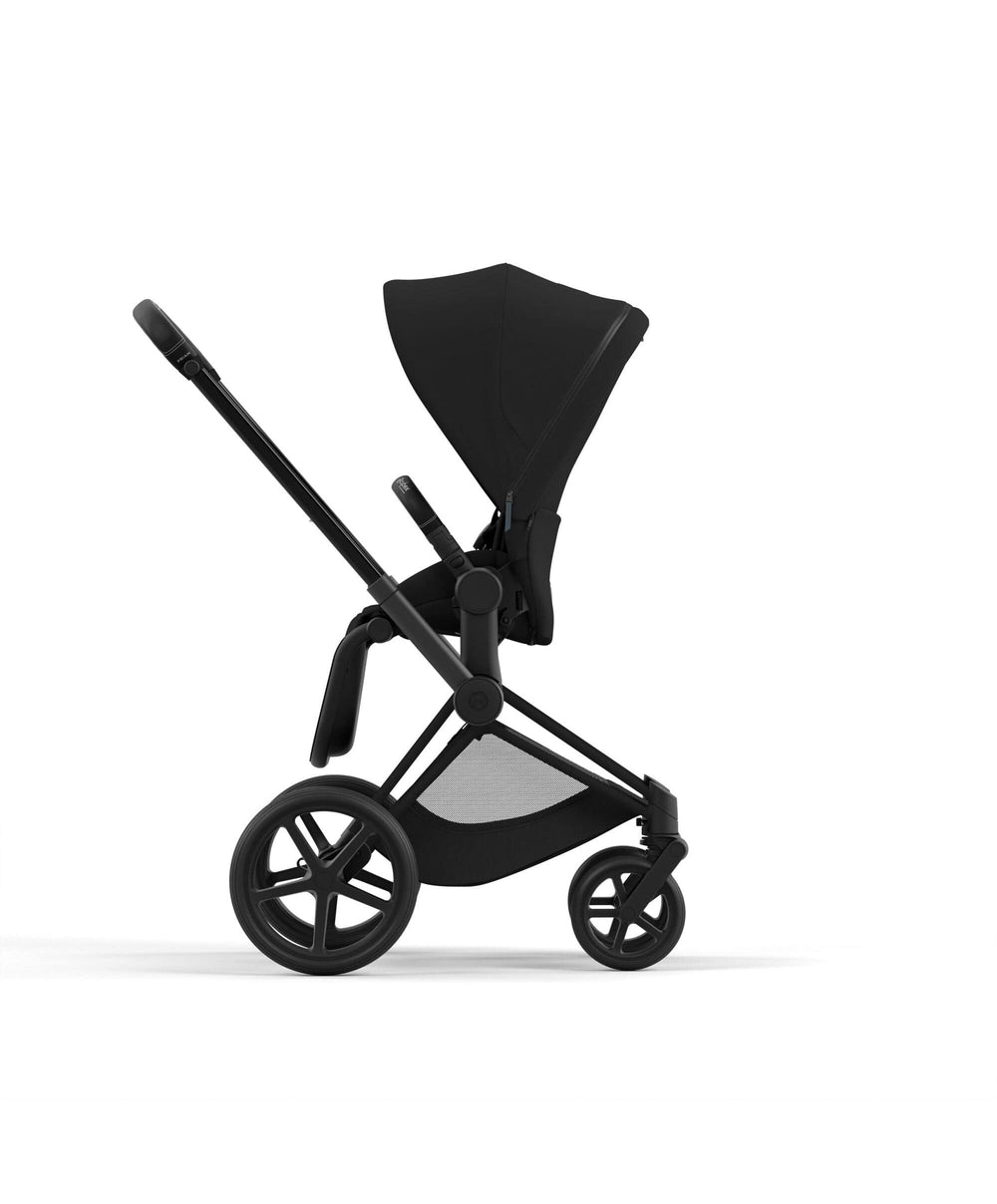 Mamas &amp; Papas Cybex Priam Pushchair Bundle With Cybex Cloud T i-Size Rotating Baby Car Seat &amp; Base (7 Pieces) - Black