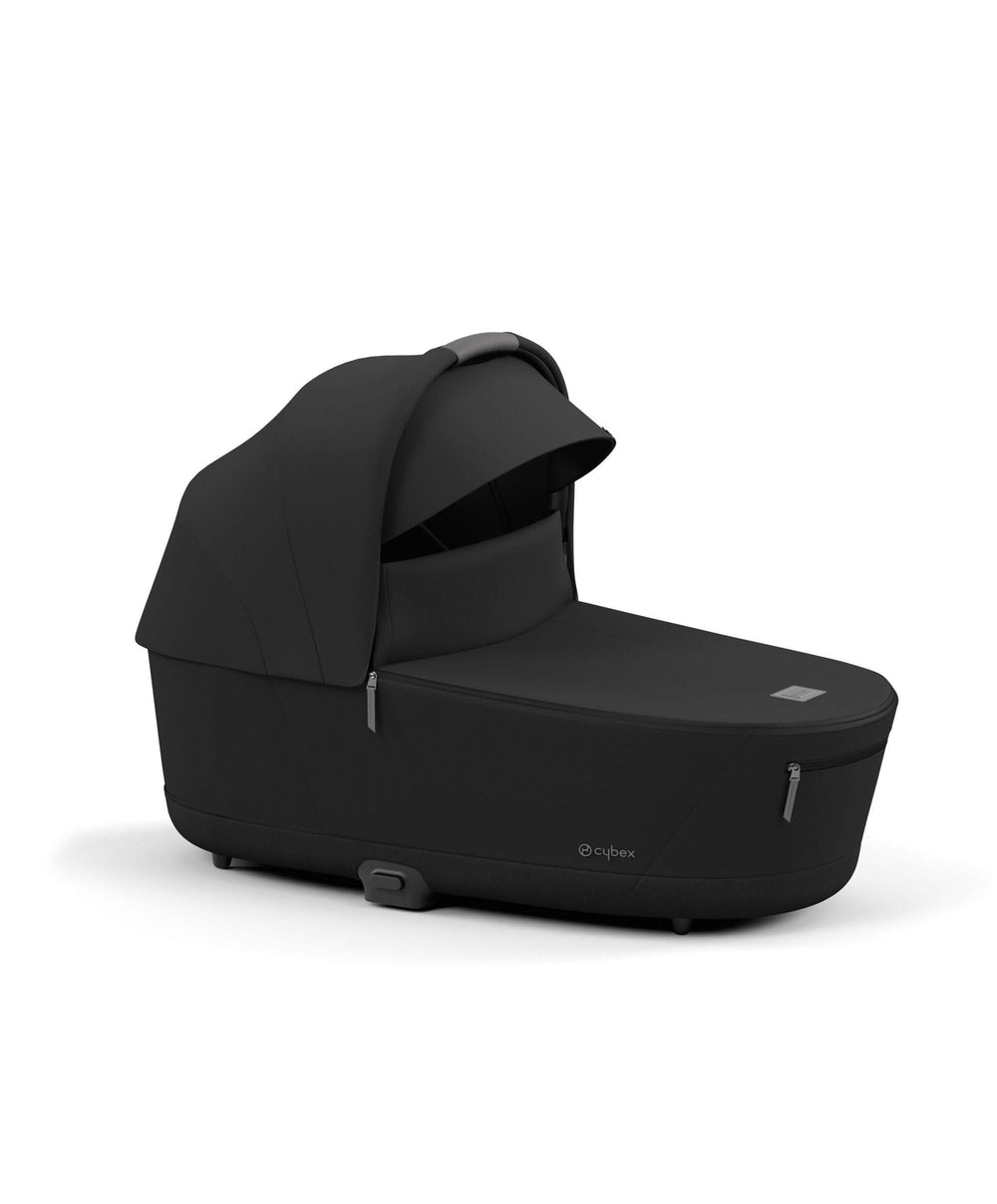 Mamas &amp; Papas Cybex Priam Pushchair Bundle With Cybex Cloud T i-Size Rotating Baby Car Seat &amp; Base (7 Pieces) - Black/Cosy Beige