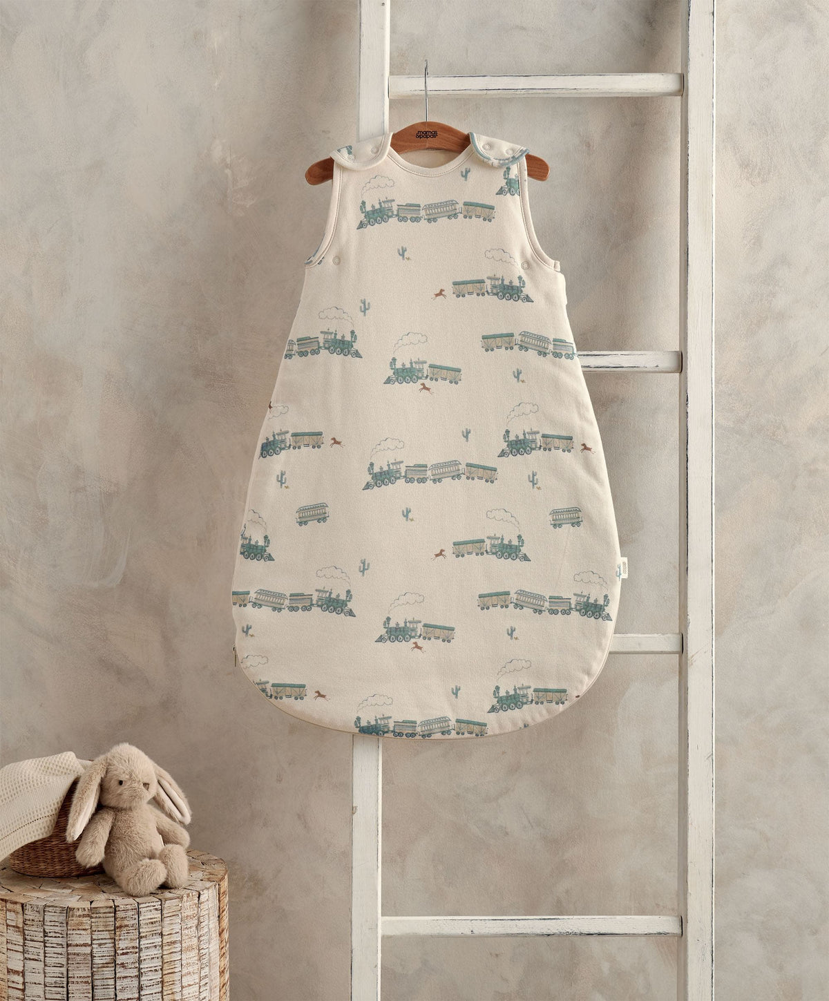 Mamas & Papas Dreampod Sleep Bags & Swaddling Dreampod Swaddle 0-6m (2.5 Tog) - Train