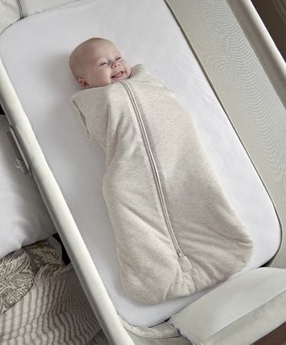 Mamas & Papas Dreampod Sleep Bags & Swaddling Oat Dreampod Swaddle - Newborn 2.5 Tog