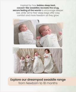 Mamas & Papas Dreampod Swaddles Dreampod Swaddle  (1.0 Tog) - Sage