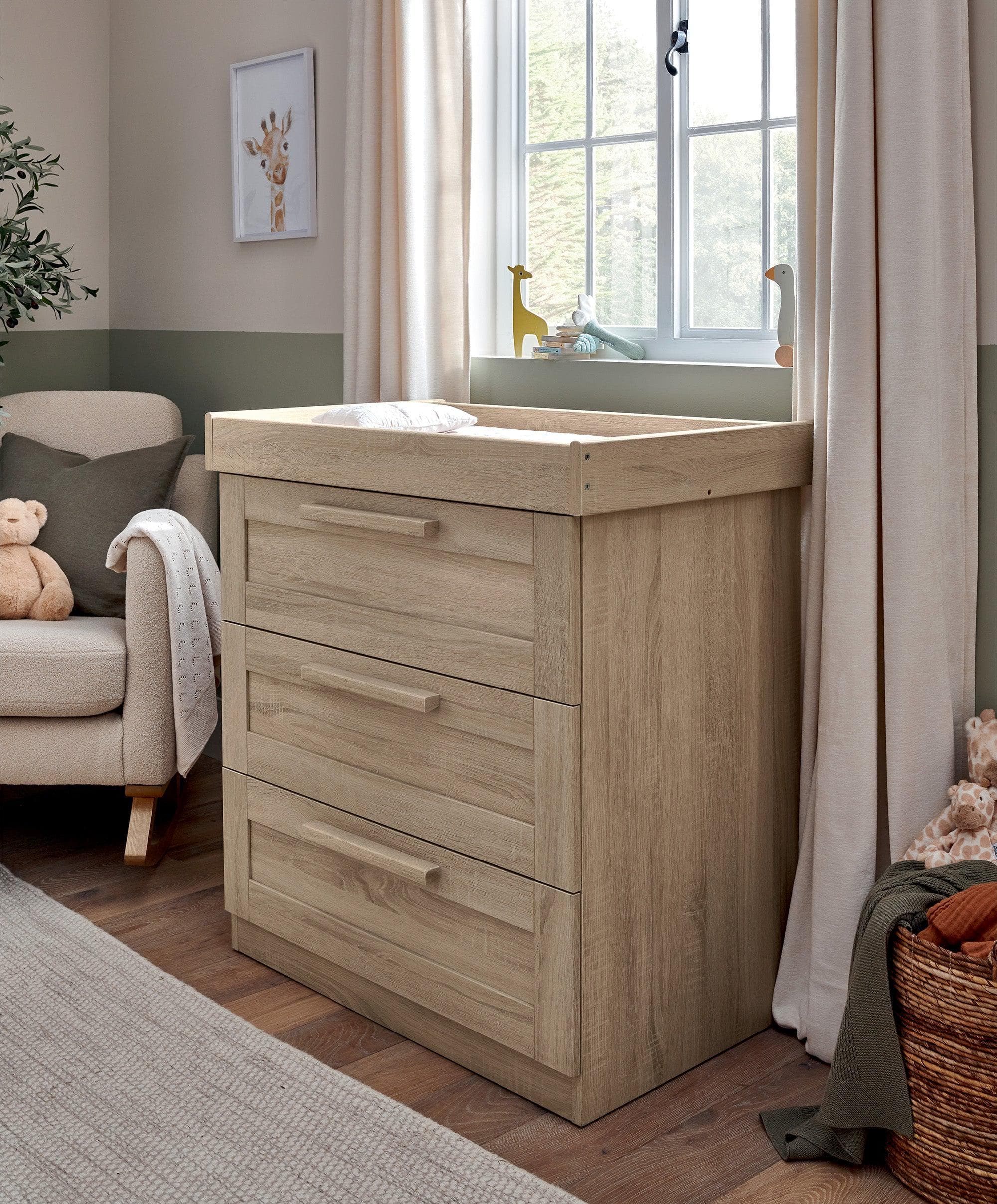 Atlas Dresser Changer Light Oak