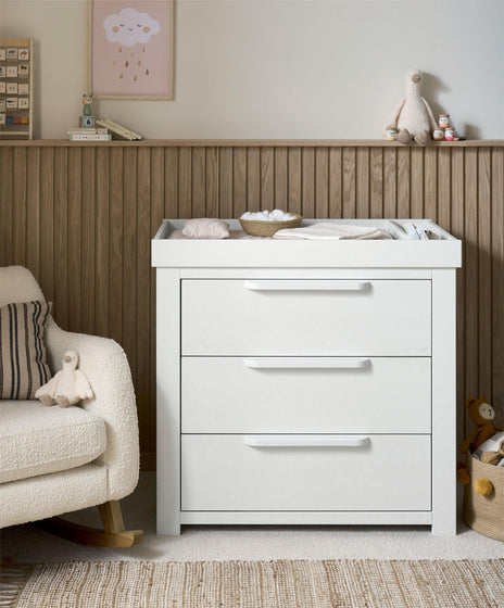 Franklin Dresser & Changer - White Wash
