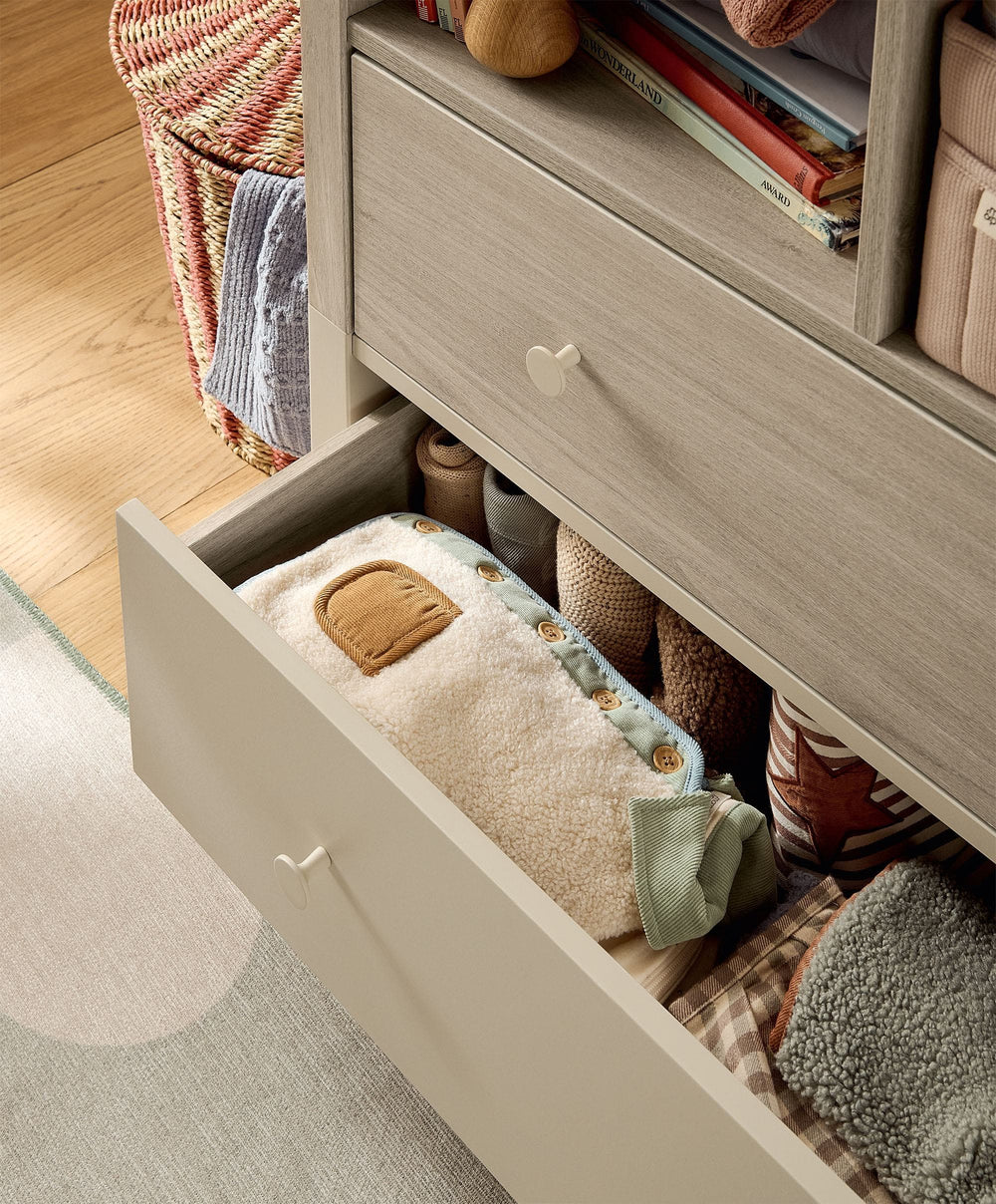 Mamas &amp; Papas Dressers &amp; Changers Litton Dresser Changer - Washed Oak
