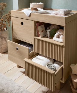 Mamas & Papas Dressers & Changers Oska Dresser Changer - Natural Oak
