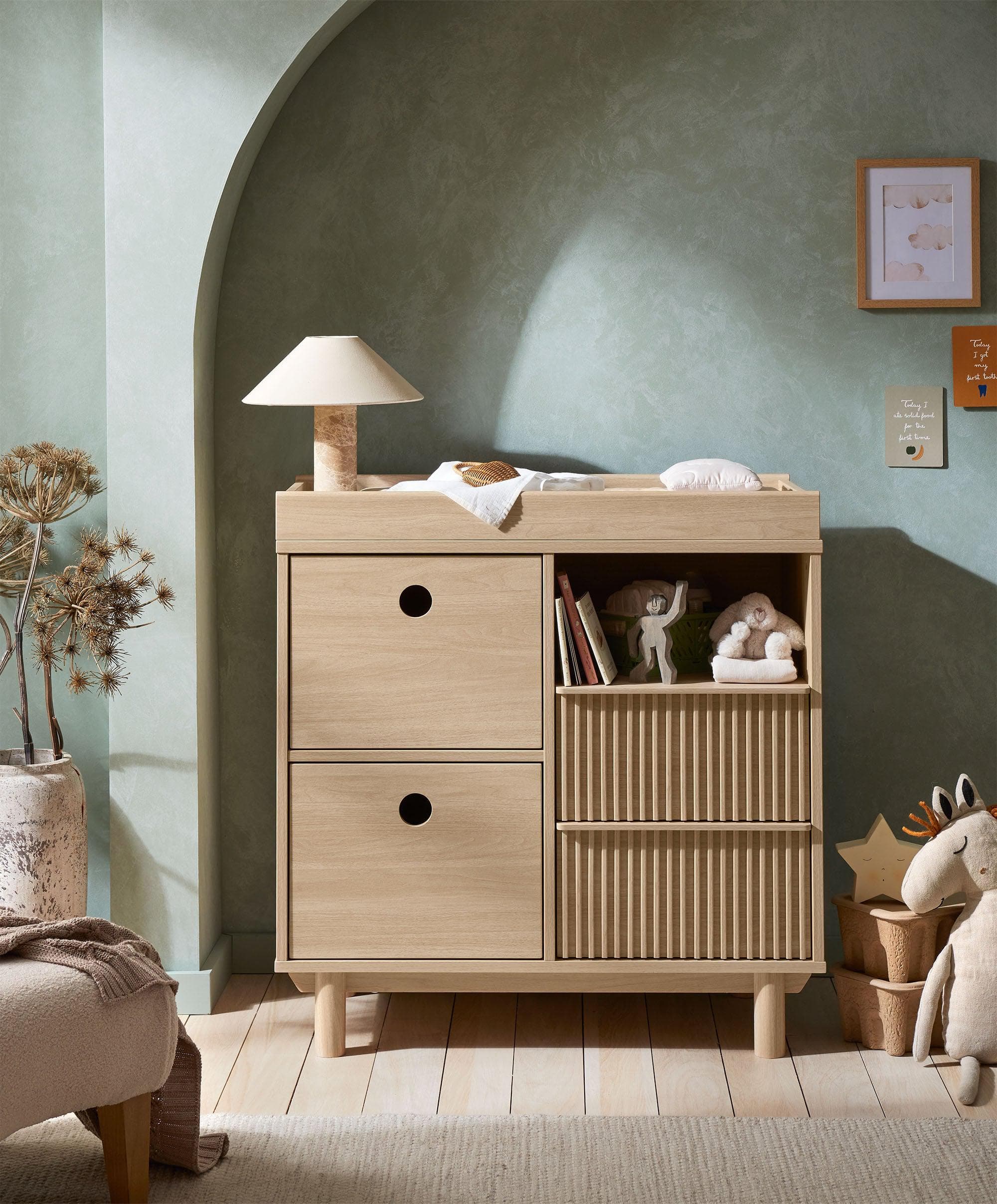 Oska Dresser Changer - Oak – Mamas & Papas UK