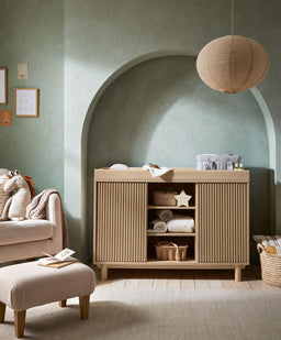 Mamas & Papas Dressers & Changers Oska Wide Dresser Changer - Natural Oak