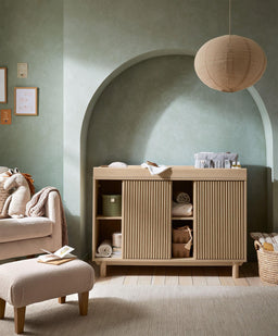 Mamas & Papas Dressers & Changers Oska Wide Dresser Changer - Natural Oak