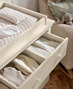 Mamas & Papas Dressers & Changers Oxford 3 Drawer Dresser & Baby Changing Unit - Cashmere