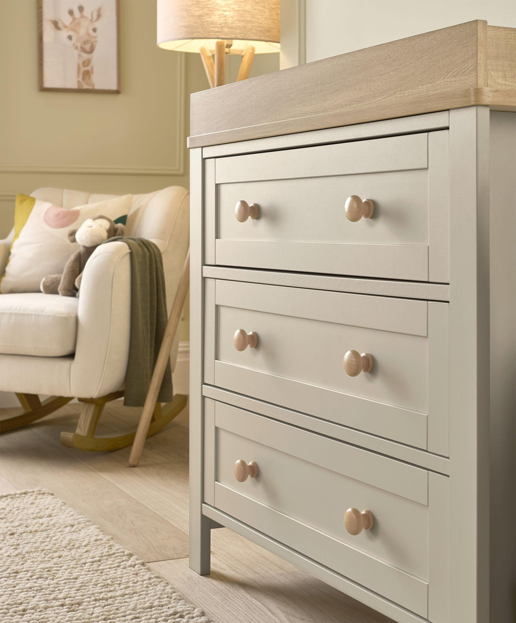 PAKASEPT Changing Table Dresser With 5 Drawers & Cabinet - Removable Changing Tray, Baby Nursery Furniture, Sturdy MDF Baby Changing Station With Storage PAKASEPT Changing Table Dresser With 5 Drawers & Cabinet - Removable Changing Tray, Baby Nursery Furniture, Sturdy MDF Baby Changing Station With Storage
