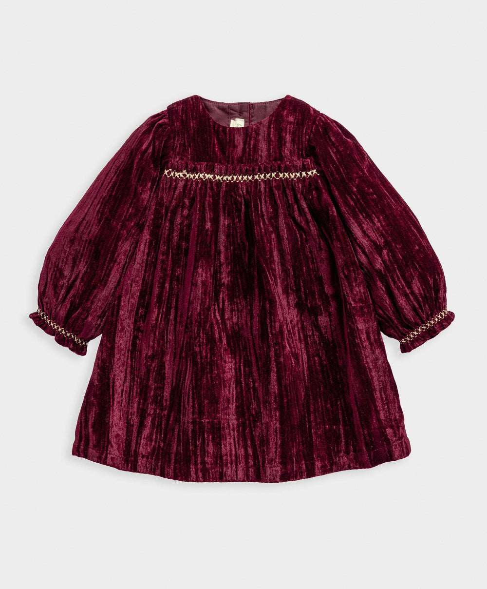 Mamas &amp; Papas Dresses &amp; Skirts Burgundy Velvet Dress