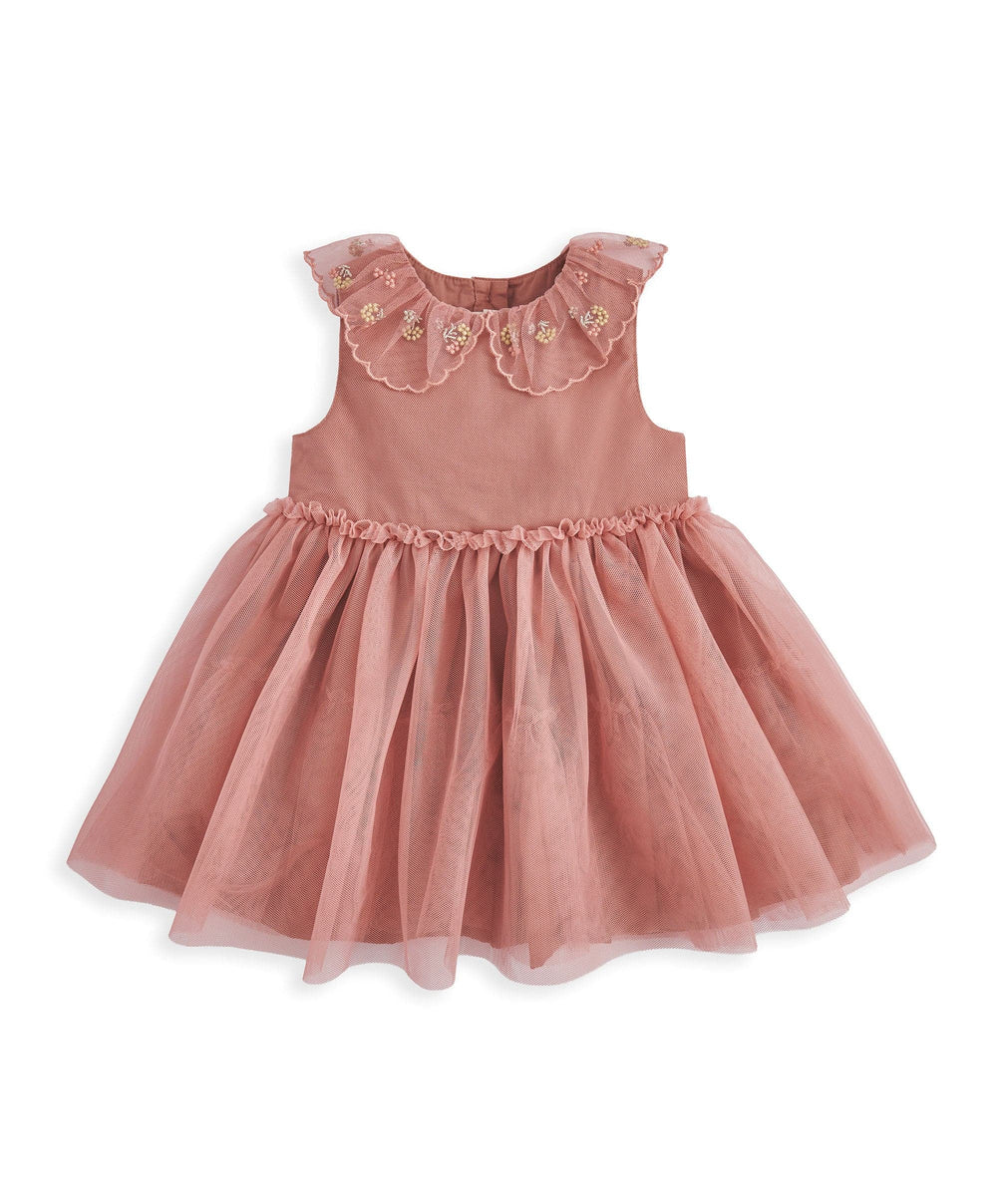 Mamas &amp; Papas Dresses &amp; Skirts Collar Mesh Dress
