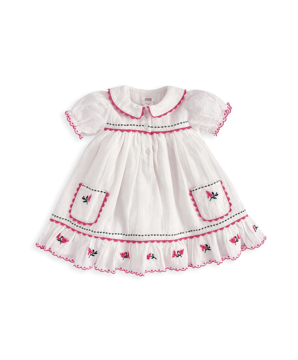 Mamas &amp; Papas Dresses &amp; Skirts Collared Embroidered Dress
