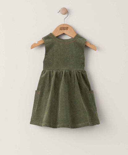 Mamas & Papas Dresses & Skirts Cord Pinafore Dress - Green