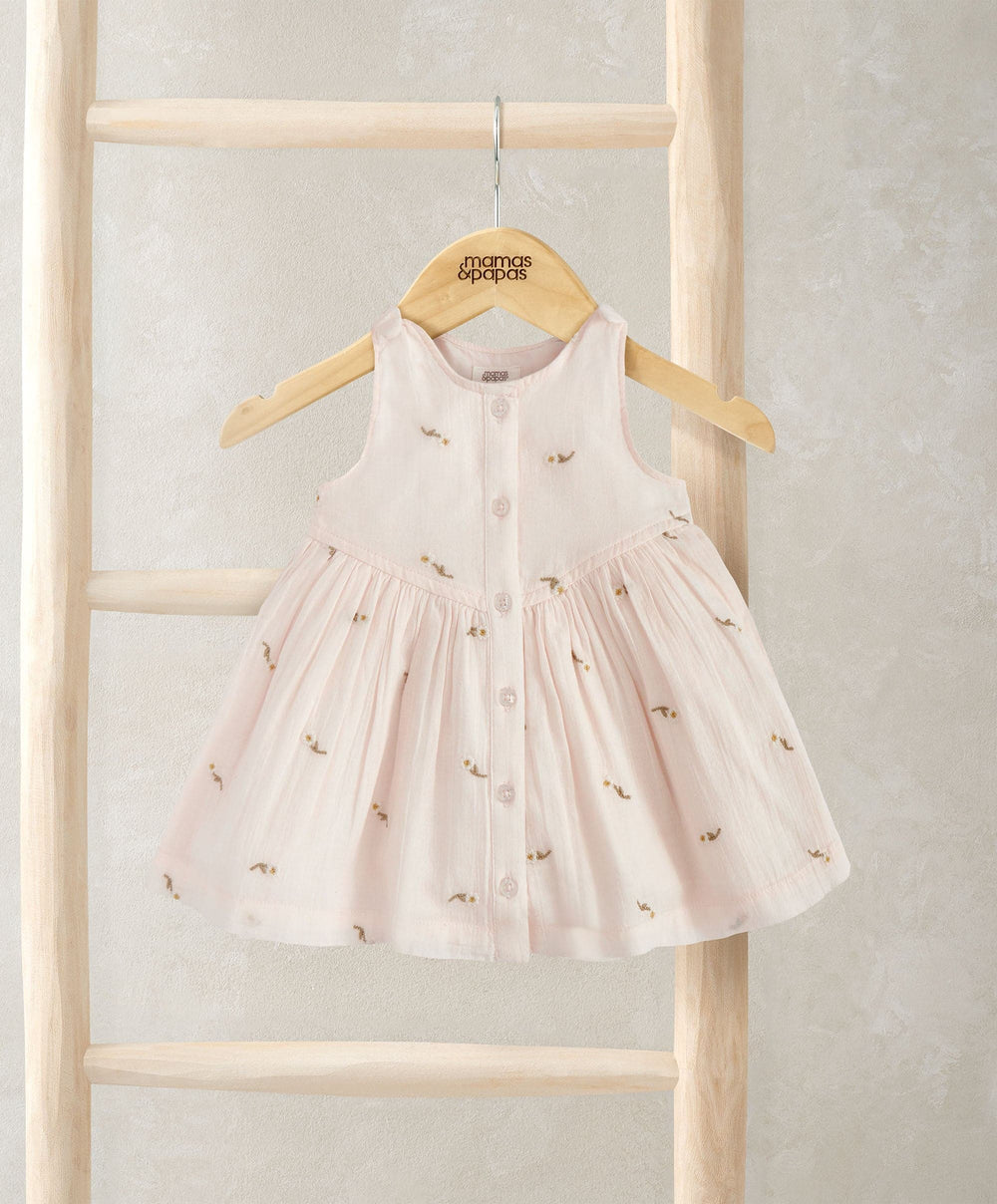 Mamas &amp; Papas Dresses &amp; Skirts Daisy Embroidered Dress