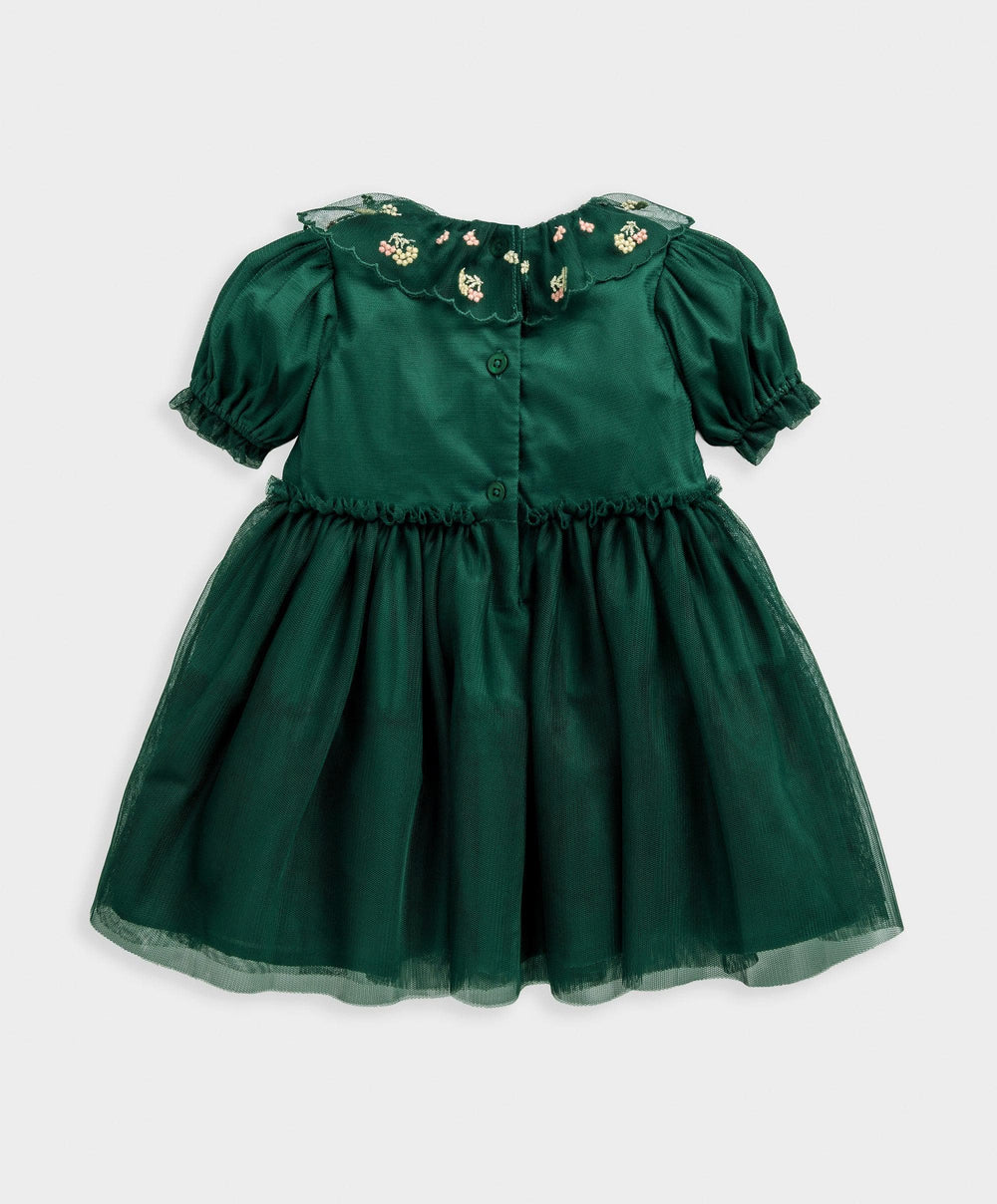 Mamas &amp; Papas Dresses &amp; Skirts Deep Green Mesh Tulle Dress