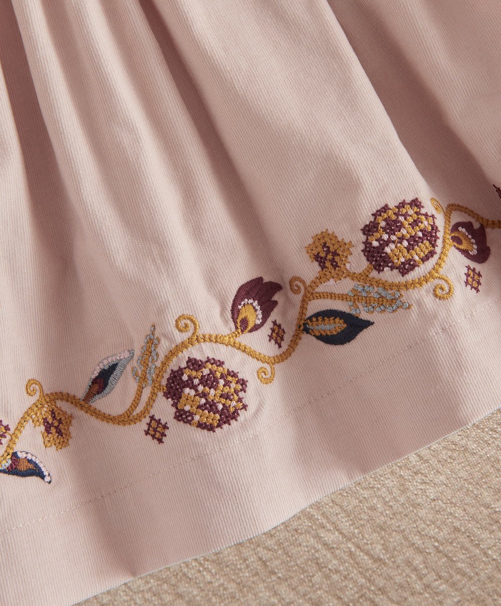 Mamas &amp; Papas Dresses &amp; Skirts Embroidered Corduroy Dress