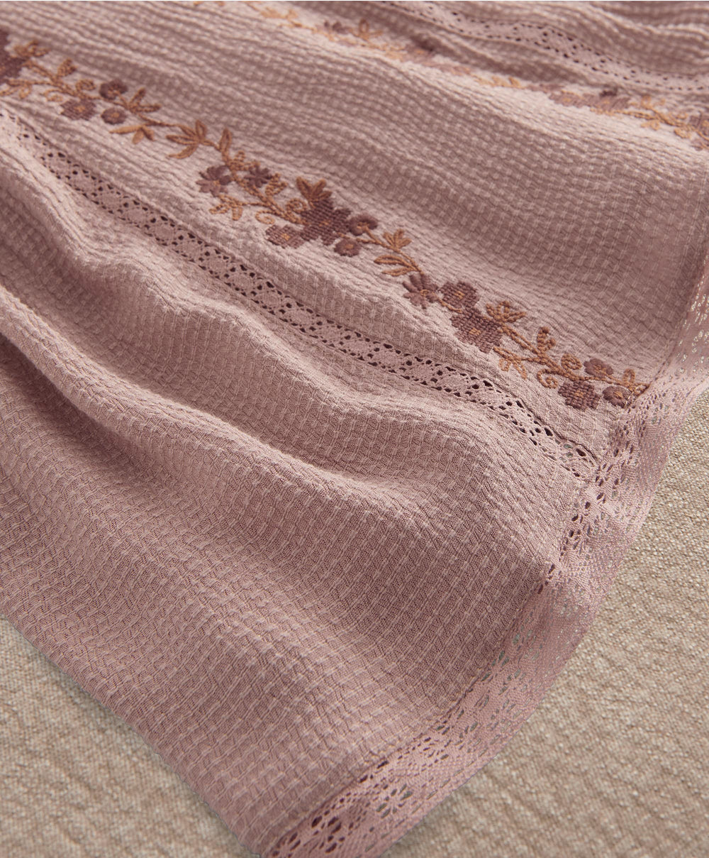 Mamas &amp; Papas Dresses &amp; Skirts Embroidered Lace Trim Dress