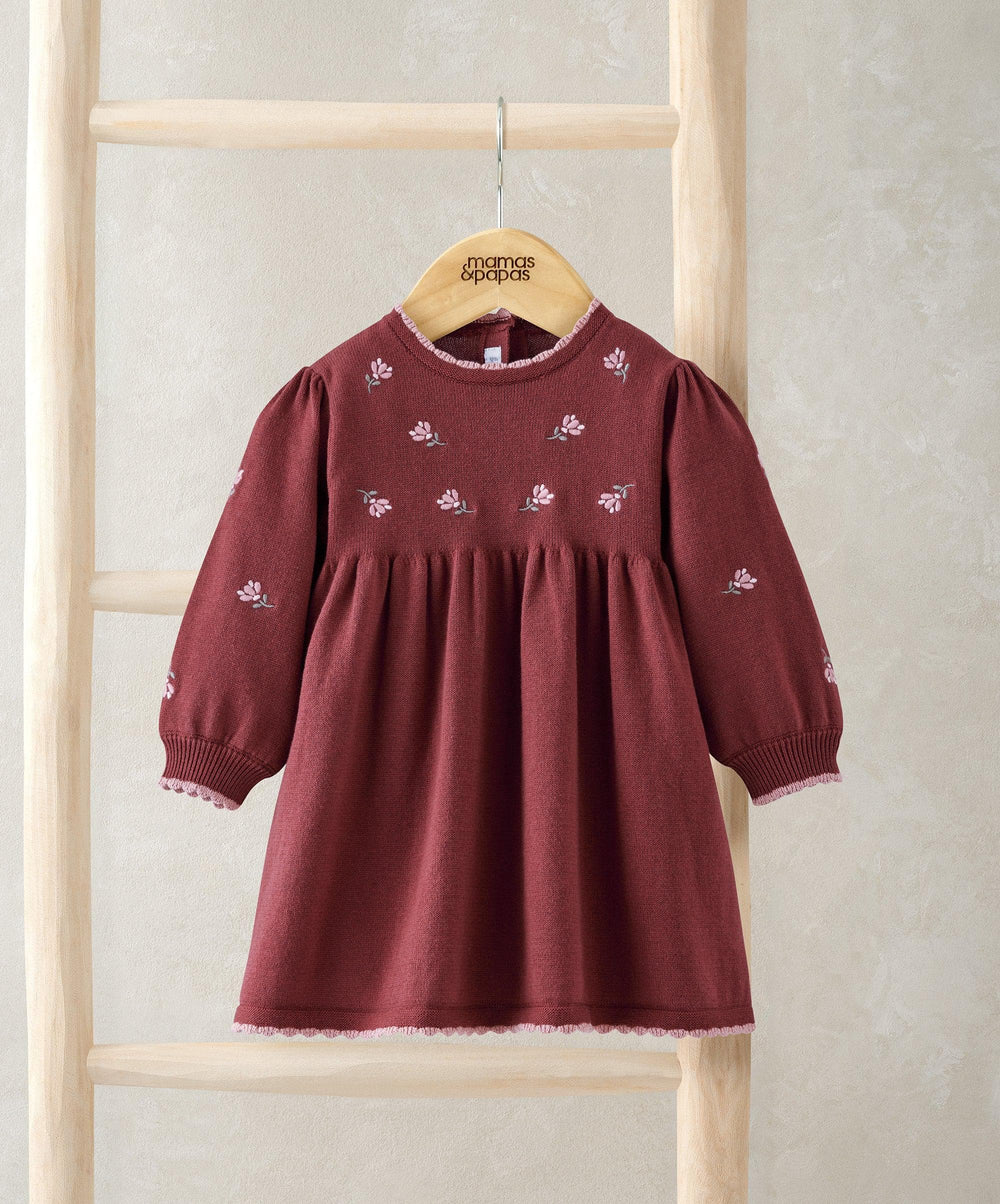 Mamas &amp; Papas Dresses &amp; Skirts Floral Embroidered Dress