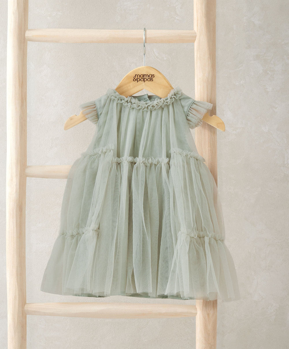 Mamas &amp; Papas Dresses &amp; Skirts Green Mesh Dress