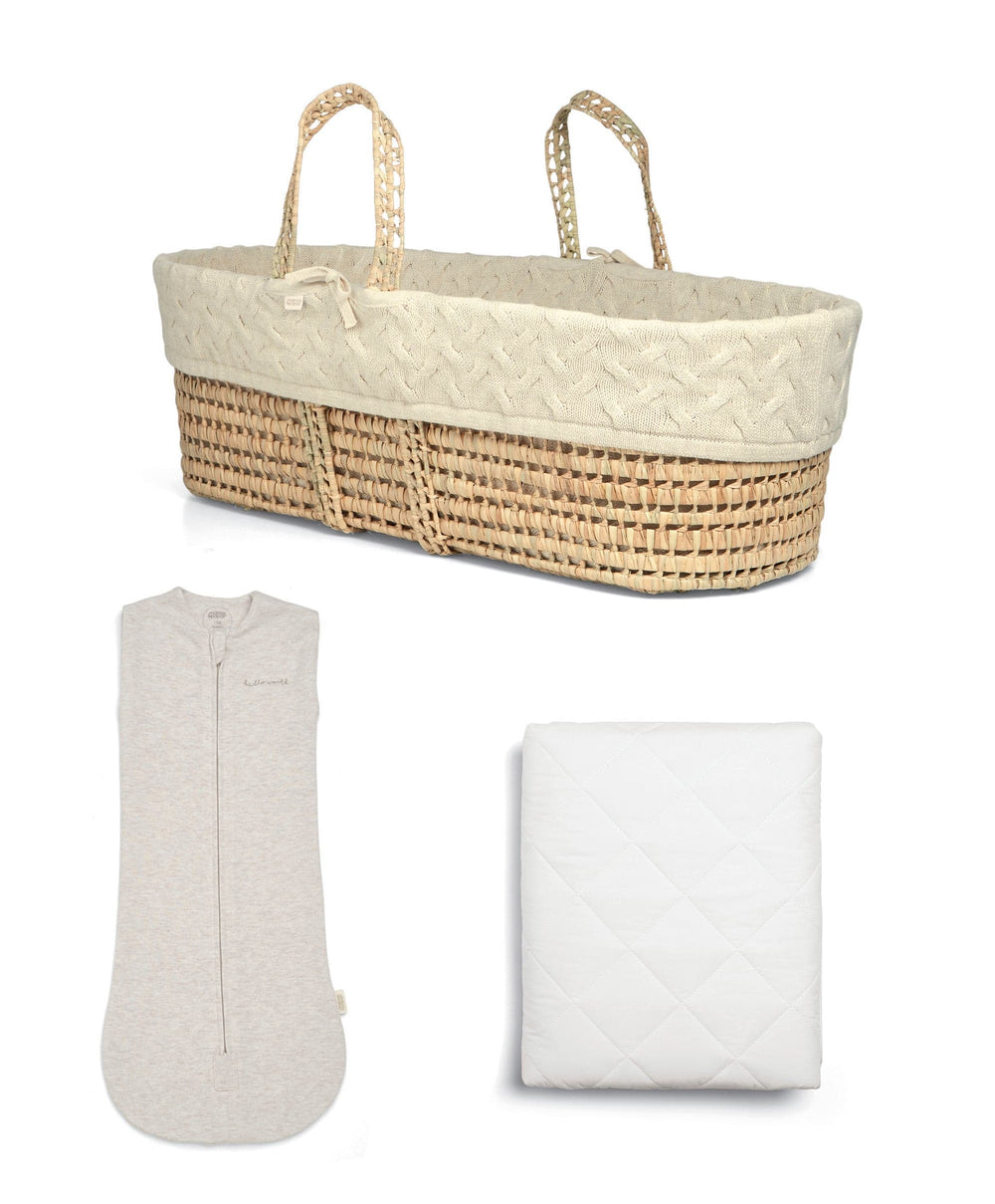 Mamas &amp; Papas Duckling Moses Basket Bundle (3 Pieces)