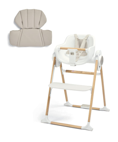 Mamas & Papas Eno Highchair & Eno Highchair Cushion Bundle - Cashmere