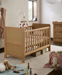 Mamas & Papas Esna 2 Piece Cotbed Set with Dresser Changer - Rattan