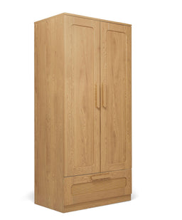 Mamas & Papas Esna 3 Piece Cotbed Set with Dresser Changer & Wardrobe - Rattan