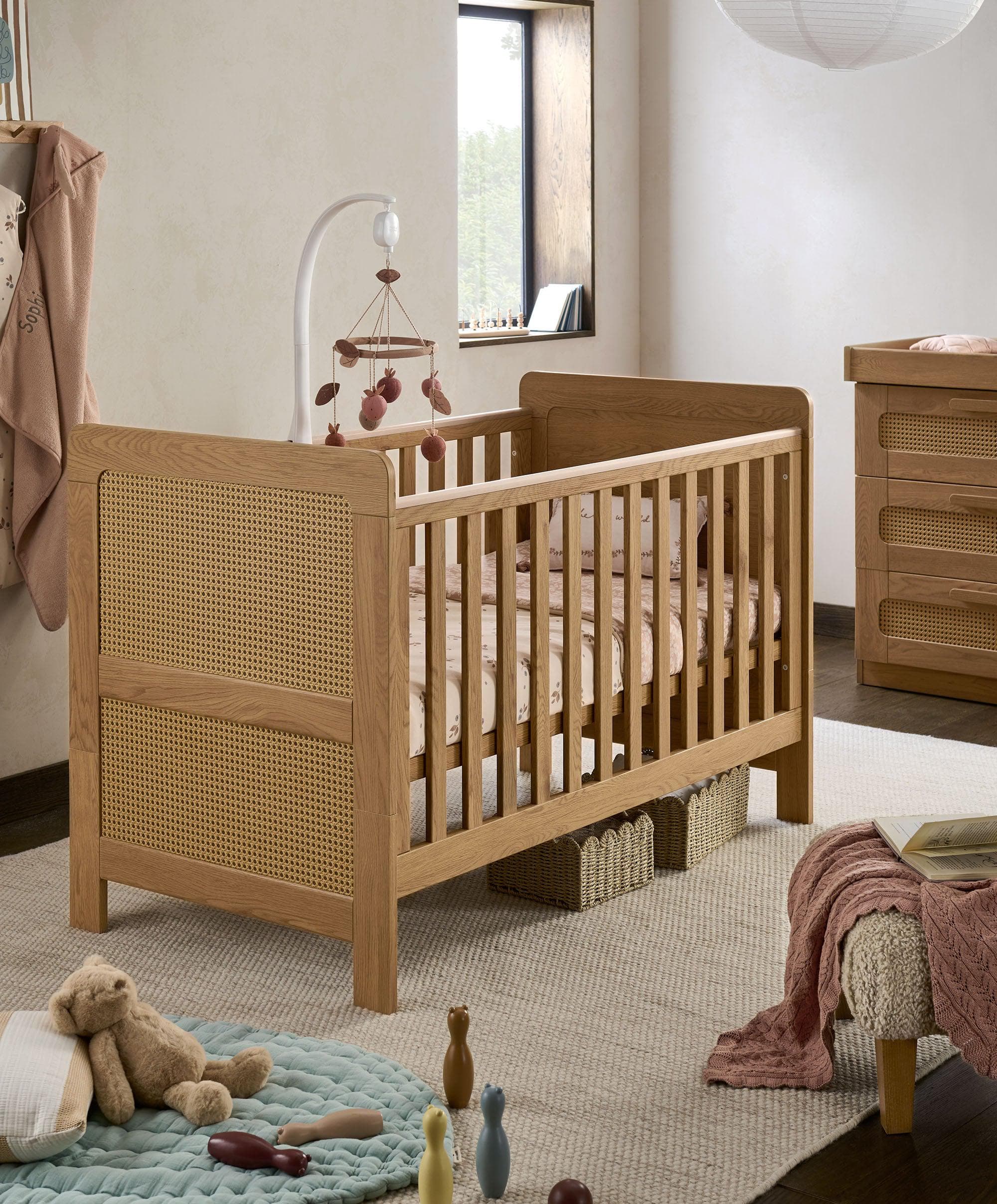 Esna Cotbed Rattan – Mamas Papas UK