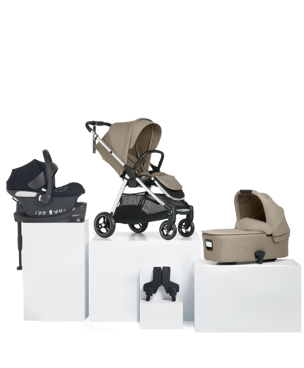 Mamas &amp; Papas Flip XT³ Pushchair Bundle with Cybex Aton B Car Seat &amp; Base (5 Pieces) – Sage Grey