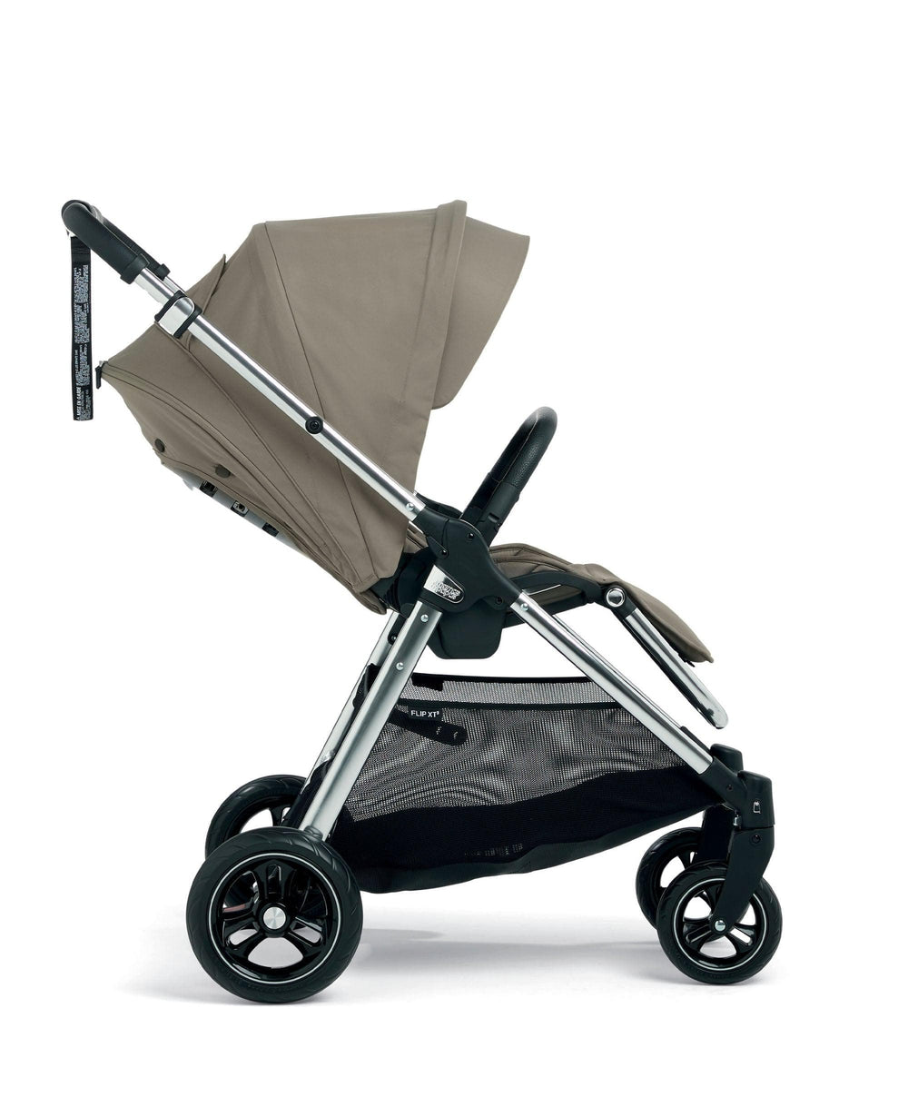 Mamas &amp; Papas Flip XT³ Pushchair Bundle with Cybex Aton B2 Car Seat (7 Pieces) - Sage Grey