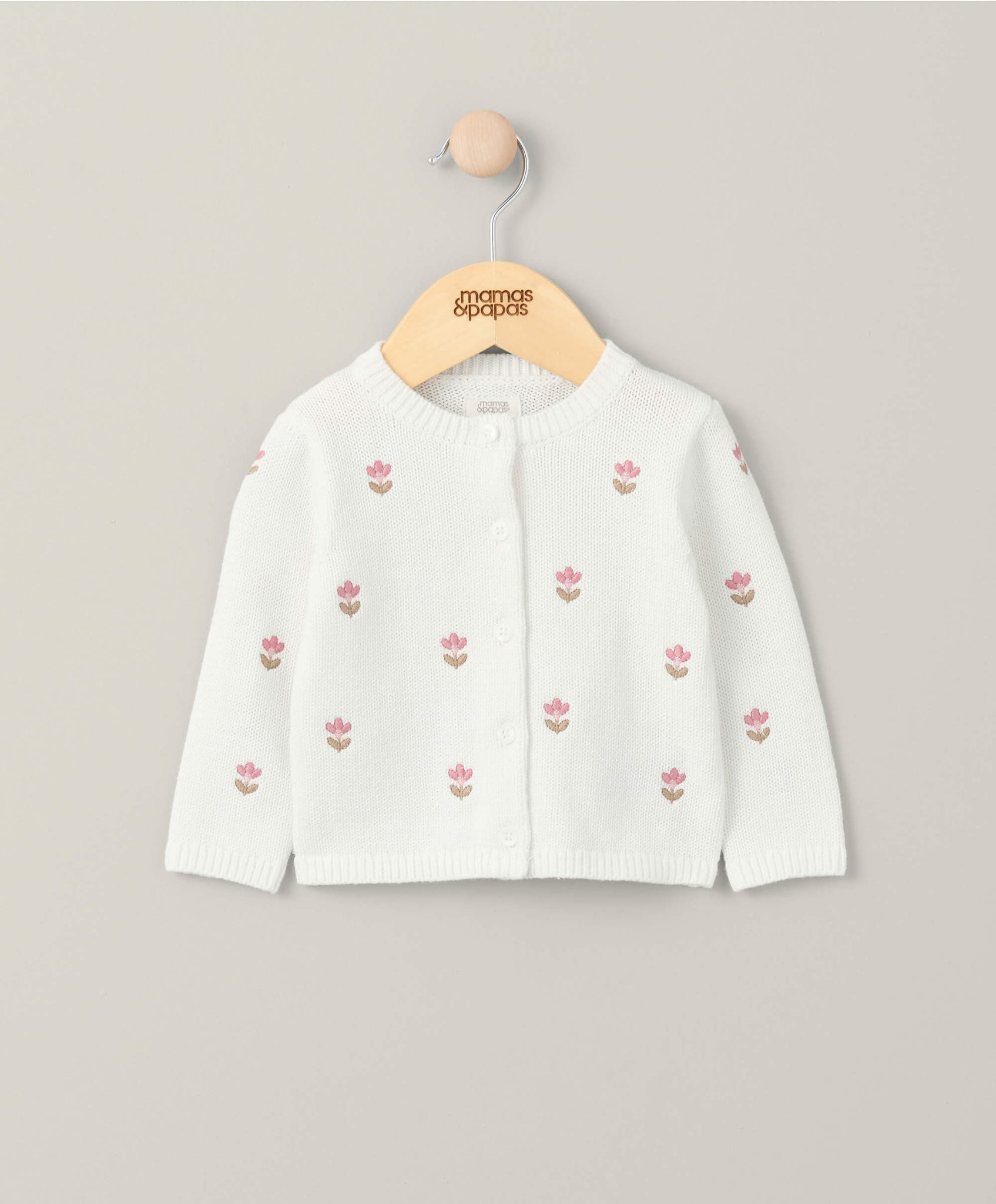 ✴︎専用✴︎hiand✴︎新品Flower cardigan【white】 Flower cardigan