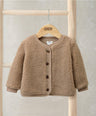 Mamas & Papas Fully Lined Borg Jacket with Rib Cuffs