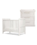 Mamas & Papas Furniture Sets Atlas 2 Piece Convertible Cot Set with Dresser Changer - White