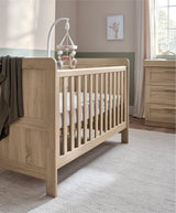Mamas & Papas Furniture Sets Atlas 2 Piece Nursery Furniture Set with Adjustable Cot to Toddler Bed & Dresser - Light Oak