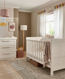 Mamas & Papas Furniture Sets Atlas 2 Piece Small Cotbed Set with Dresser Changer - Stone