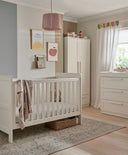 Mamas & Papas Furniture Sets Atlas 3 Piece Cotbed Range with Dresser Changer & Wardrobe - Stone