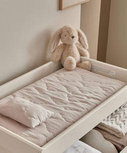 Mamas & Papas Furniture Sets Atlas 3 Piece Cotbed Range with Dresser Changer & Wardrobe - Stone