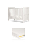 Mamas & Papas Furniture Sets Atlas Convertible Cot Bundle with Essential Pocket Spring Petite Cot Mattress - White