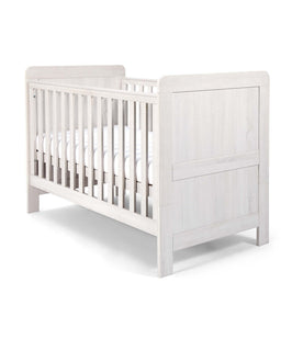 Mamas & Papas Furniture Sets Atlas Nursery Bundle with Lua Bedside Crib (6 Piece) – White